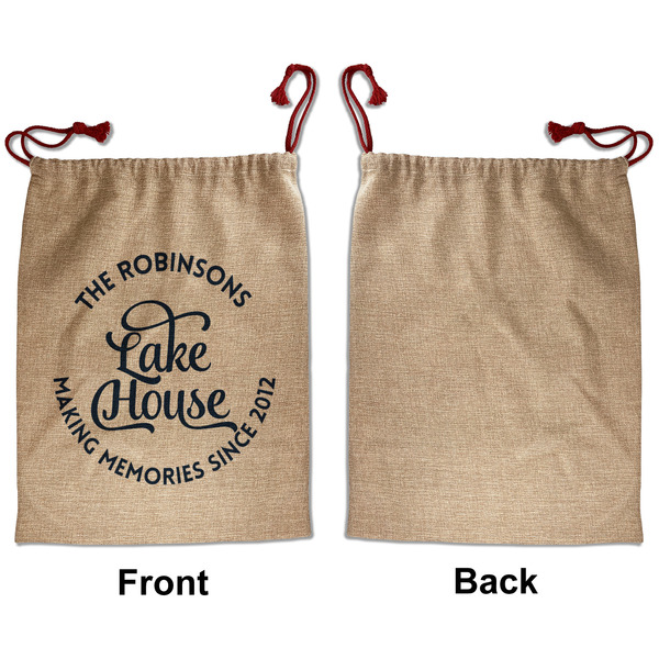 Lake House #2 Santa Bag - Approval - Front