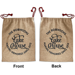 Lake House #2 Santa Sack - Front & Back (Personalized)