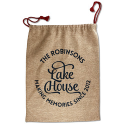 Lake House #2 Santa Sack - Front (Personalized)