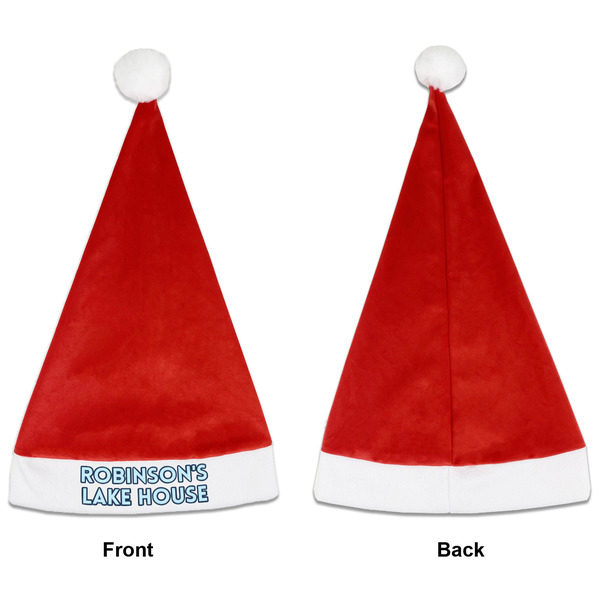 Lake House #2 Santa Hats - Front and Back (Single Print) APPROVAL