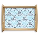 Lake House #2 Natural Wooden Tray - Large (Personalized)