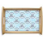 Lake House #2 Natural Wooden Tray - Small (Personalized)