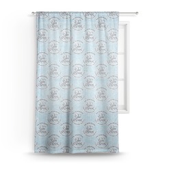 Lake House #2 Sheer Curtains (Personalized)