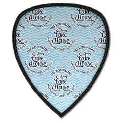 Lake House #2 Iron on Shield Patch A w/ Name All Over