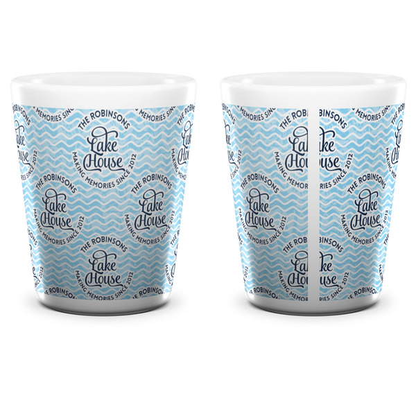 Lake House #2 Shot Glass - White - APPROVAL