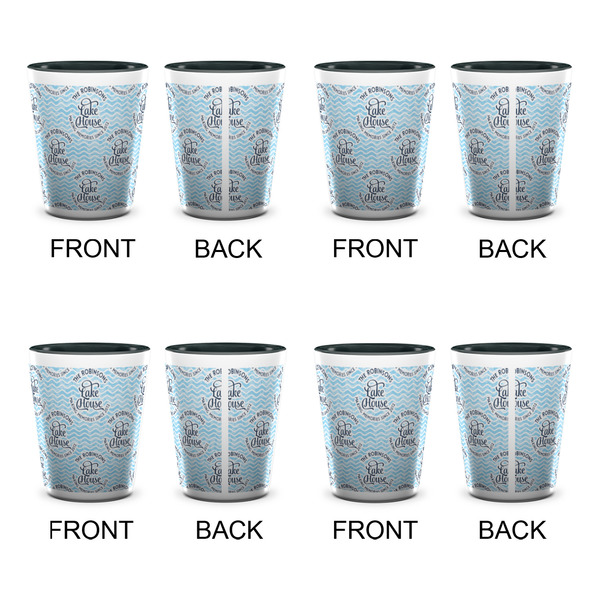 Lake House #2 Shot Glassess - Two Tone - Set of 4 - APPROVAL