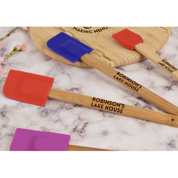 Lake House #2 Silicone Spatula - Red - Lifestyle