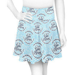 Lake House #2 Skater Skirt - X Small (Personalized)