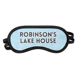 Lake House #2 Sleeping Eye Mask - Small (Personalized)