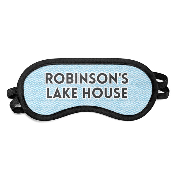 Custom Lake House #2 Sleeping Eye Mask - Small (Personalized)