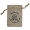 Lake House #2 Small Burlap Gift Bag - Front (Personalized)