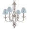 Lake House #2 Small Chandelier Shade - LIFESTYLE (on chandelier)