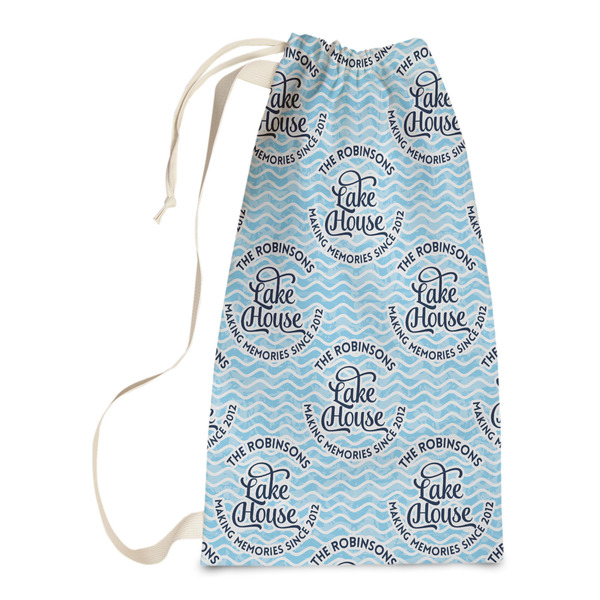 Custom Lake House #2 Laundry Bags - Small (Personalized)
