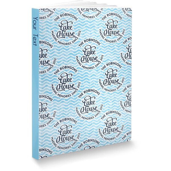 Custom Lake House #2 Softbound Notebook - 5.75" x 8" (Personalized)