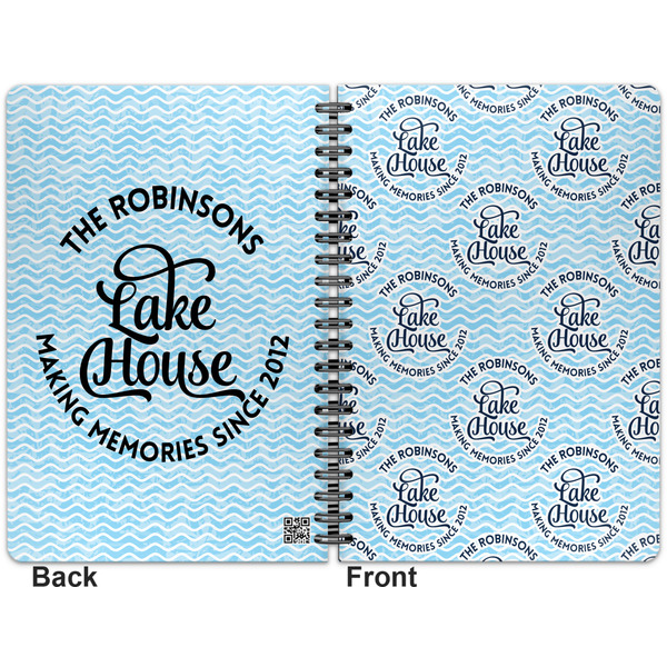 Lake House #2 Spiral Journal 7 x 10 - Apvl