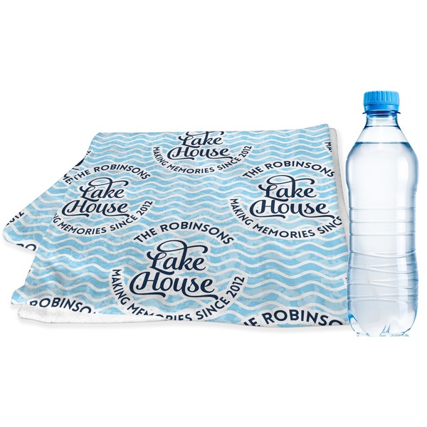 Custom Lake House #2 Sports & Fitness Towel (Personalized)