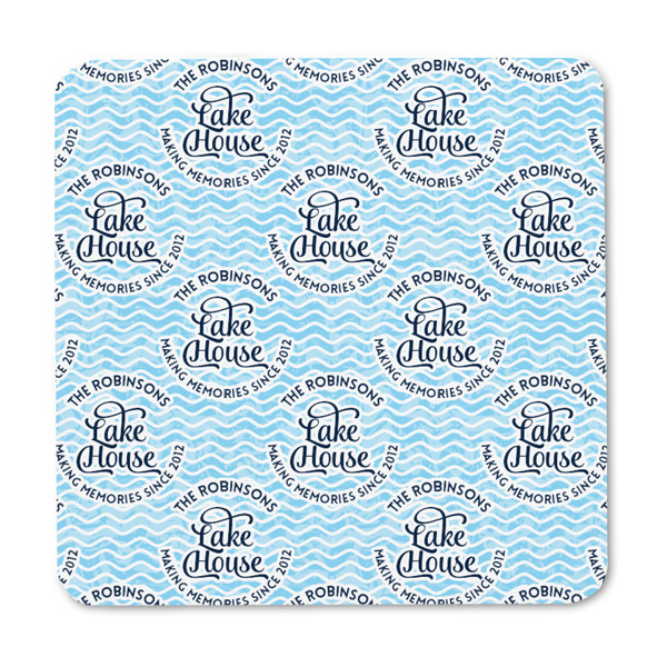 Lake House #2 Square Fridge Magnet - FRONT