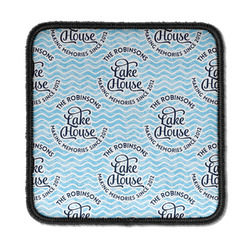 Lake House #2 Iron On Square Patch w/ Name All Over
