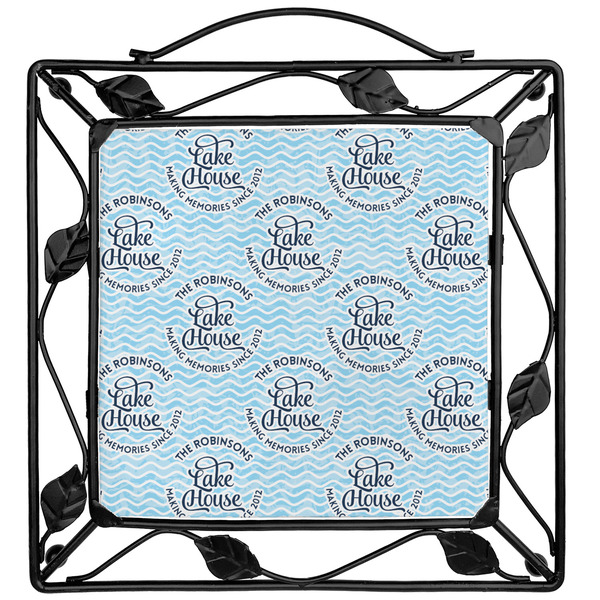 Custom Lake House #2 Square Trivet (Personalized)