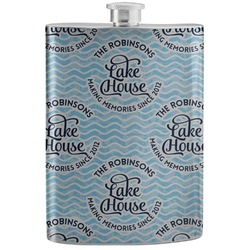 Lake House #2 Stainless Steel Flask (Personalized)