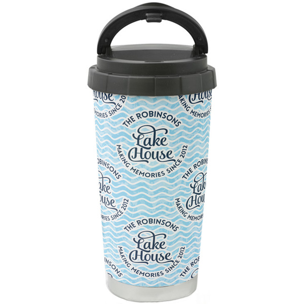 Custom Lake House #2 Stainless Steel Coffee Tumbler (Personalized)