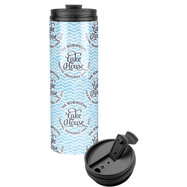 Custom Lake House #2 Stainless Steel Skinny Tumbler (Personalized)