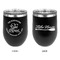 Lake House #2 Stainless Wine Tumblers - Black - Double Sided - Approval