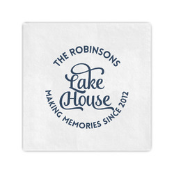 Lake House #2 Standard Cocktail Napkins (Personalized)