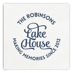 Lake House #2 Paper Dinner Napkins (Personalized)