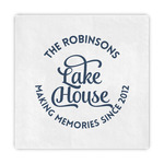 Lake House #2 Decorative Paper Napkins (Personalized)