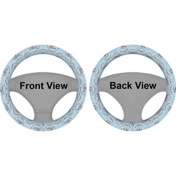 Lake House #2 Steering Wheel Cover- Front and Back