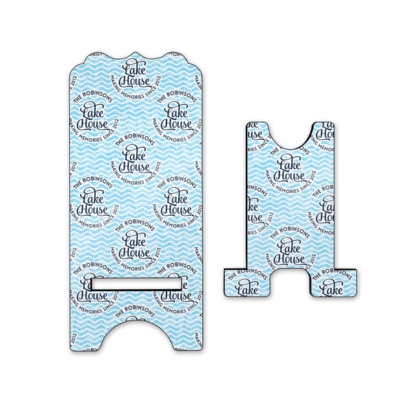 Lake House #2 Stylized Phone Stand - Front & Back - Small