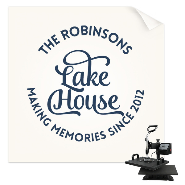 Custom Lake House #2 Sublimation Transfer (Personalized)