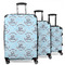 Lake House #2 3 Piece Luggage Set - 20" Carry On, 24" Medium Checked, 28" Large Checked (Personalized)
