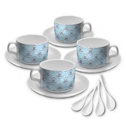 Lake House #2 Tea Cup - Set of 4 (Personalized)