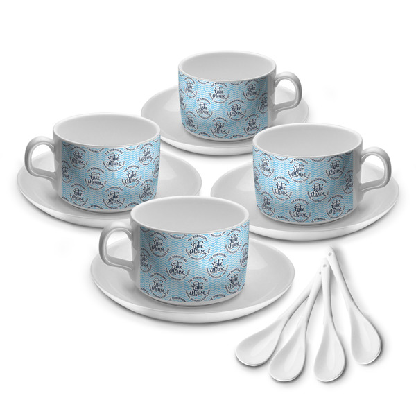 Lake House #2 Tea Cup - Set of 4