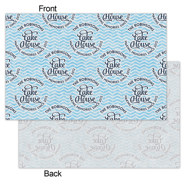 Lake House #2 Tissue Paper - Heavyweight - Small - Front & Back