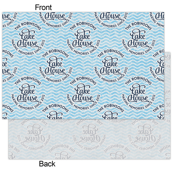 Lake House #2 Tissue Paper - Heavyweight - XL - Front & Back