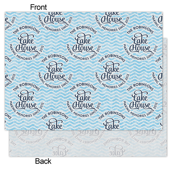 Lake House #2 Tissue Paper - Lightweight - Medium - Front & Back