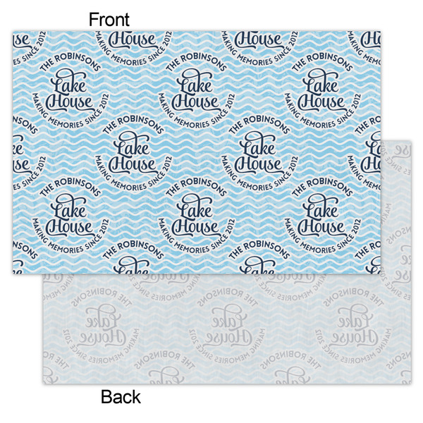 Lake House #2 Tissue Paper - Lightweight - Small - Front & Back