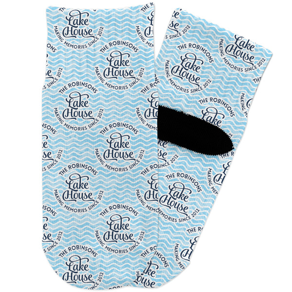 Custom Lake House #2 Toddler Ankle Socks (Personalized)