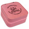 Lake House #2 Travel Jewelry Boxes - Leather - Pink - Angled View