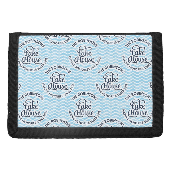 Custom Lake House #2 Trifold Wallet (Personalized)