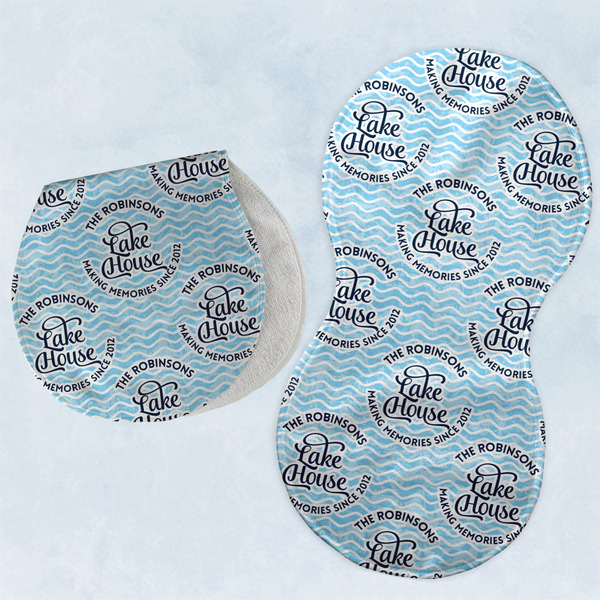 Lake House #2 Two Peanut Shaped Burps - Open and Folded