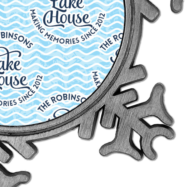 Lake House #2 Vintage Snowflake - Detail