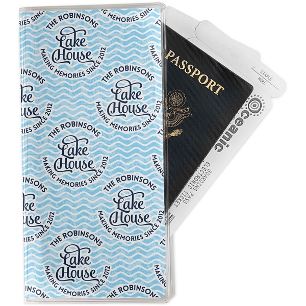 Custom Lake House #2 Travel Document Holder