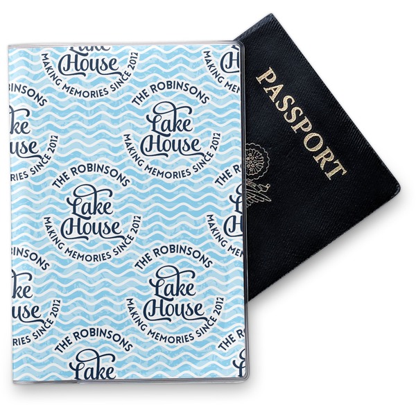 Custom Lake House #2 Vinyl Passport Holder (Personalized)