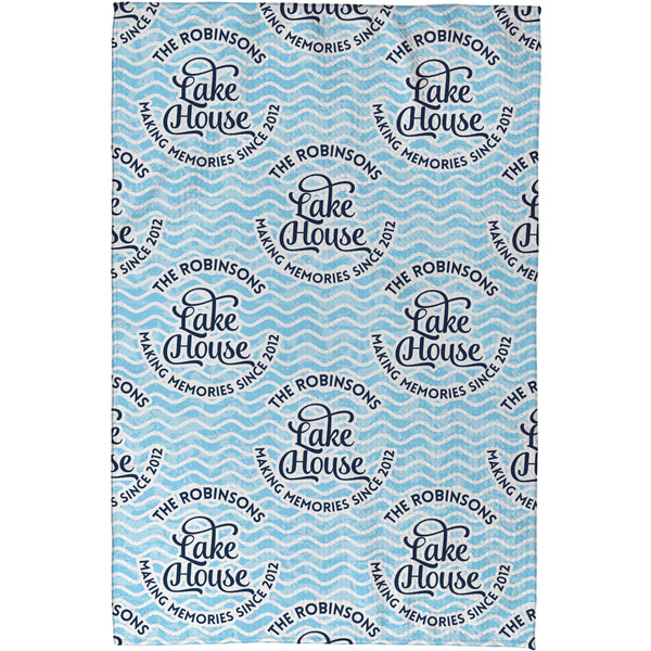 Lake House #2 Waffle Weave Towel - Full Color Print - Approval Image