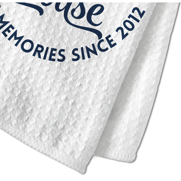 Lake House #2 Waffle Weave Towel - Closeup of Material Image