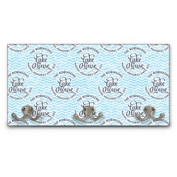Lake House #2 Wall Mounted Coat Rack (Personalized)